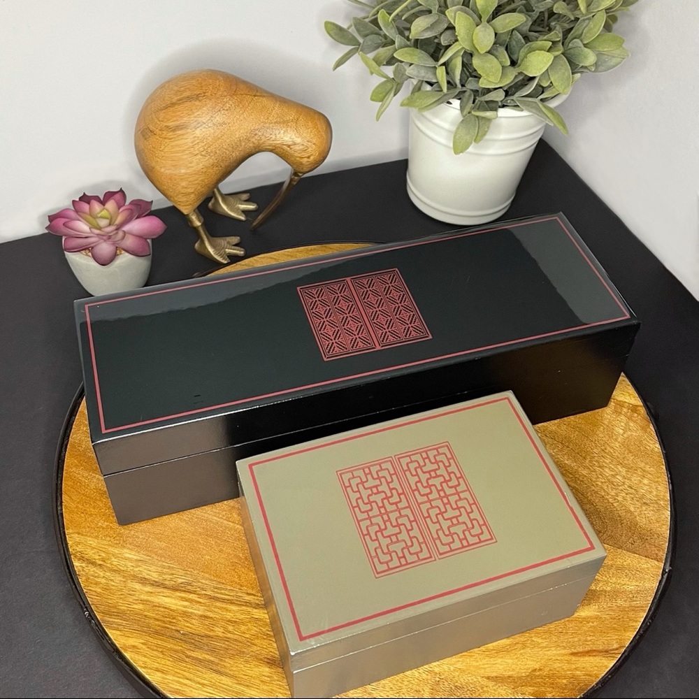 Decorative Storage Boxes~ Set of 2